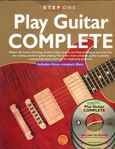 Step One Play Guitar  Complete  With 3 CDs Paperback 2005 - £10.37 GBP