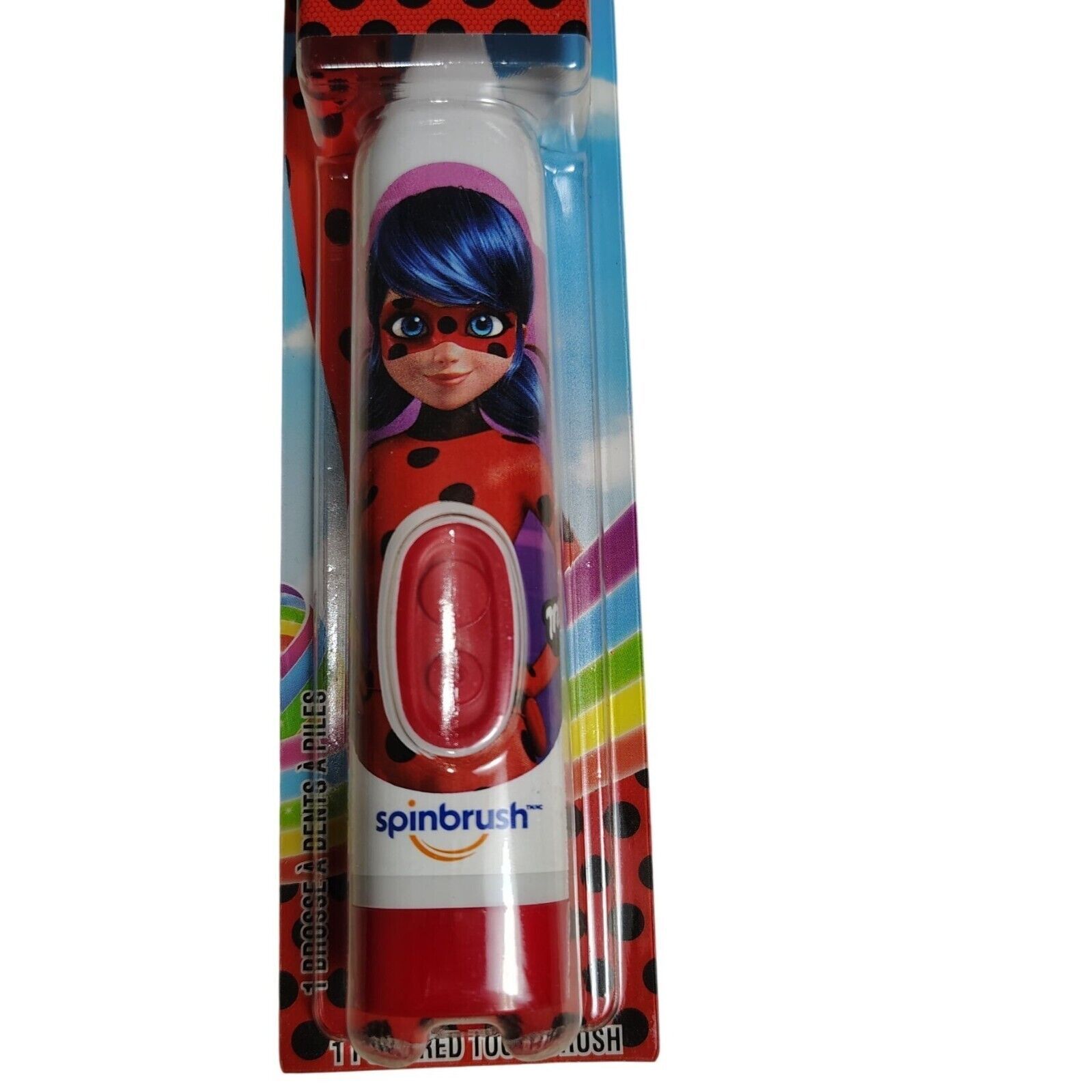 Spinbrush Miraculous Ladybug Kids Power Toothbrush Soft Bristles ...