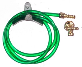 Dollhouse Miniature - Outdoor Garden Hose, Faucet and Holder - 1/12 Scale - £6.93 GBP