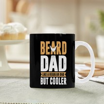 Ceramic Mug – Father&#39;s Day - Dad Beard - 11 oz White Coffee Mug - $13.47