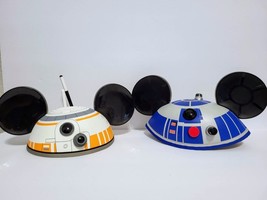 Lot 2 Star Wars BB-8 Droid &amp; R2D2 Mickey Mouse Ears Hat Disney Parks Disneyland - £21.78 GBP