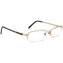 Chanel Women&#39;s Eyeglasses 2085 c.123 Gold Half Rim Metal Frame Italy 52[]18 135 - £219.77 GBP
