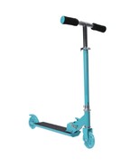 Pro Rider Kids’ Folding Light-Up Scooter – LED Wheels, Teal, Ages 5-10 - $48.62 CAD