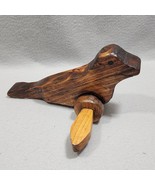 Handcraft Wooden Seal Push-Pull Along Child Toy Articulate Front Flipper... - $564.35 MXN