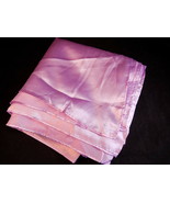 LAVENDER SATIN OVERLAY 85&quot; x 85&quot; Shiny Light Pink Table Cover Cloth - $8.51 CAD
