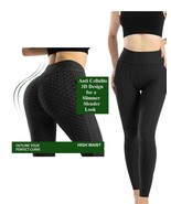 High Rise Cellulite Hiding Honeycomb Pants Butt Lifting Choice of Colors - £7.69 GBP+