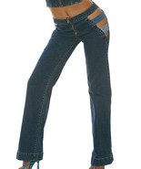 Revice Denim Women&#39;s 818 Studio City Low Rise Cut Out Jeans Flared Pants... - £67.11 GBP