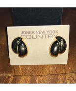 Jones New York Country Couture Clip On Earrings Gold Tone New Old Stock ... - £21.73 GBP