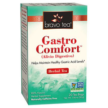 Bravo Herbal Tea Gastro Comfort 20 Tea Bags Gastric Acid Levels NO GMO - $6.92