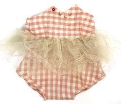 Vintage Terri Lee 16&quot; Doll Clothes Ballerina Tutu &amp; Panties Pink Taffeta Tulle - £24.37 GBP