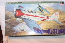 1/48 Scale Hasegawa, Nakajima Ki-27 Nate Airplane Model Kit #J0008 BN Op... - £52.08 GBP