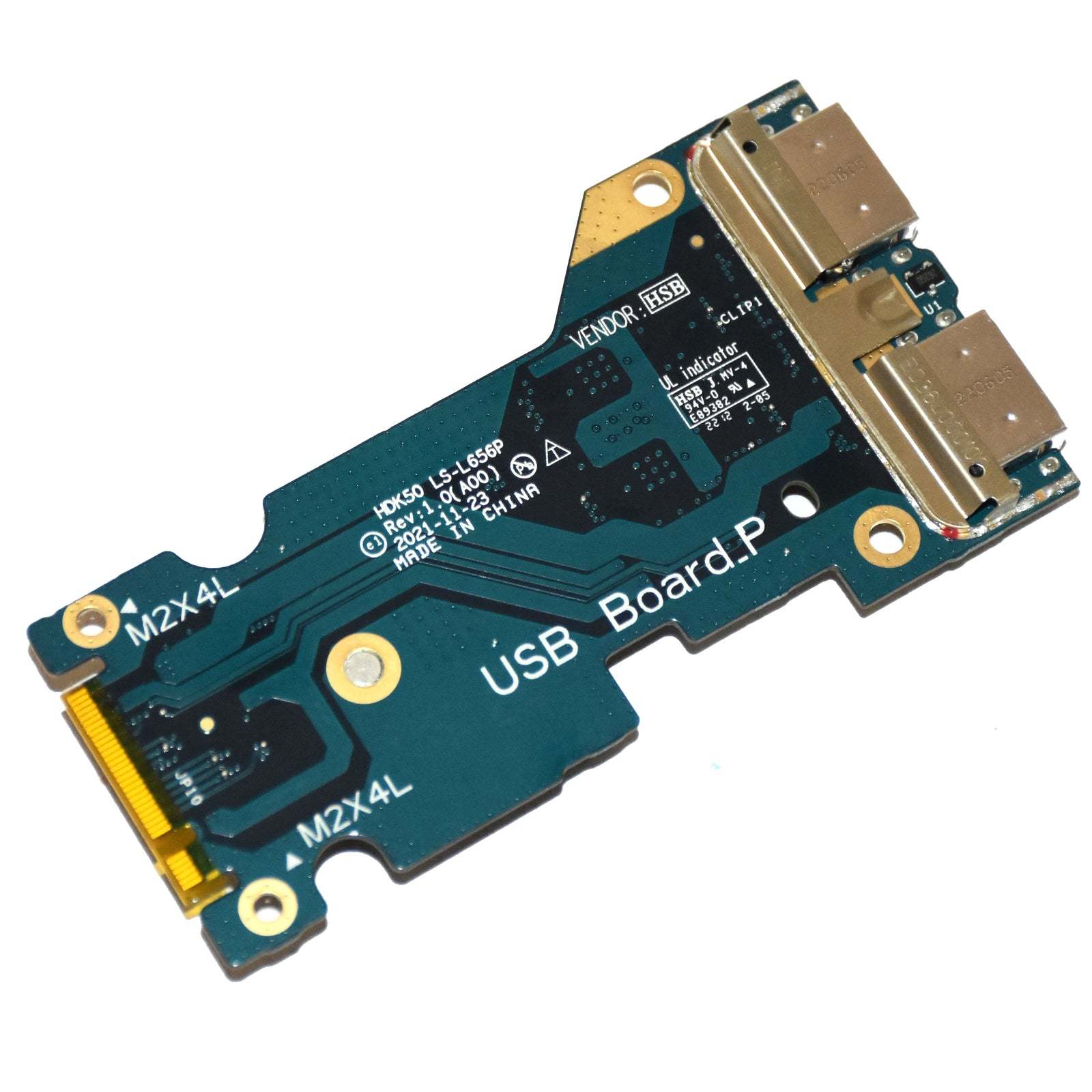 Dell G Series G15 5525 Right Side I/O USB-C USB-A Audio Jack Board 9D44M LS-L656 Item image 6