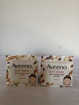 2 X Aveeno Oat Mask Moringa Seed Extract One Pumpkin Seed Extract Mask1.7oz Eac - $19.31