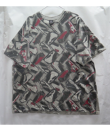 Vtg NIKE AIR JORDAN 11 12 All Over Sneaker Print T shirt Basketball Shoe... - $118.70