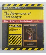 Mark Twain The Adventures of TOM SAWYER Cliff Notes Audio Book CDs Study... - $11.99