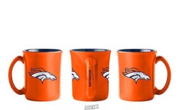 NFL 2-Pack 15-oz Cafe Mugs Denver Broncos - £18.97 GBP