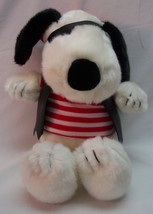 Cedar Fair Peanuts Snoopy Dog As Pirate 10&quot; Plush Stuffed Animal Toy - £19.77 GBP