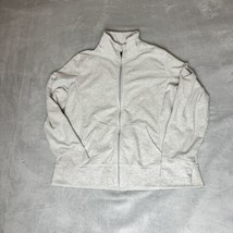 LL Bean Jacket Women Size XL Reg Full Zip Stretch Blue 272009 Long Sleev... - $21.16