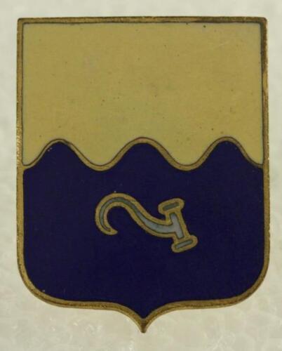 Primary image for Vintage US Military Army Insignia DUI Pin OVER THE SHORE 11th Transportation Bn