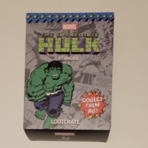 The Incredible Hulk 3D Standee Classic Marvel Comic Figure Loot Crate - Sealed - £15.06 GBP