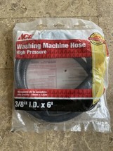 Ace Hardware Washing Machine Hose High Pressure 3/8&quot; X 6&#39;, Black - £8.90 GBP