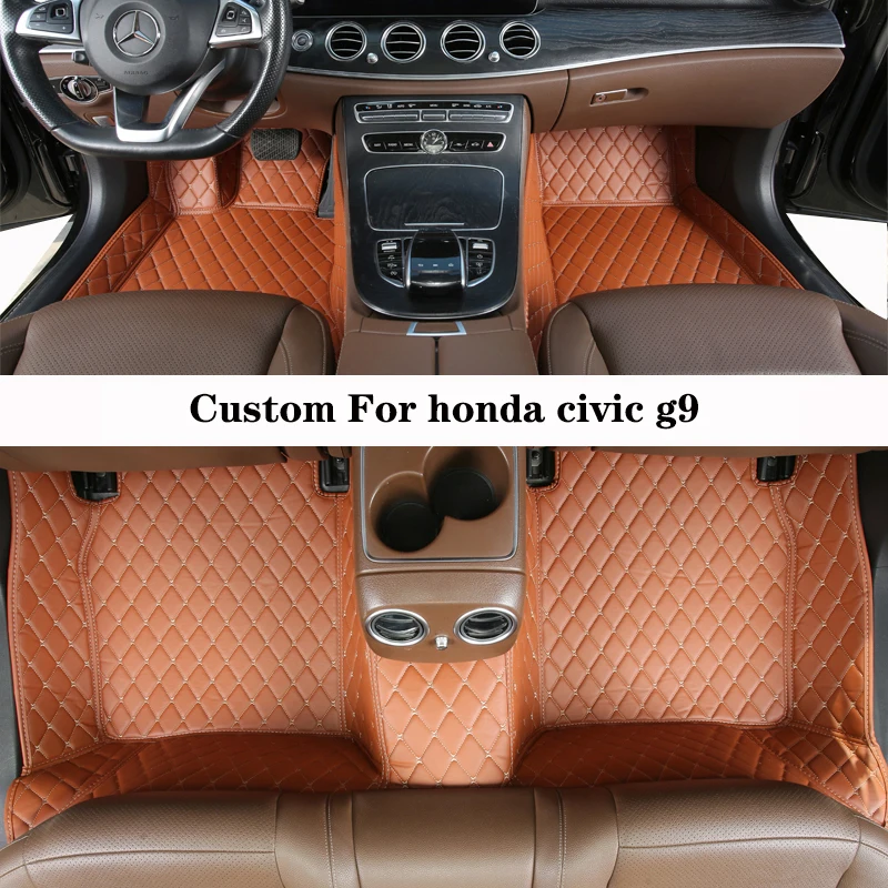 Car Floor Mat For Honda Civic G9 2011 2012 2013 2014 2015 2016 2017 Rugs... - £63.95 GBP