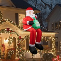 6 FT Christmas Inflatable Santa Claus Built in LED Lights Blow UP Outdoo... - $85.72