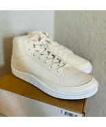 Allbirds Pacer Canvas Mid Top Retro Woman&#39;s Sneaker, Natural White, Size... - $99.00