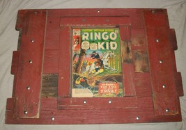 Ringo The Kid Classic Comic Book Western Cowboy Marvel Rustic Wood Frame Art Vtg - £27.52 GBP