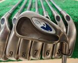 Callaway Hawkeye Tungsten Titanium Golf Iron set 3-PW Regular Flex Steel Shaft