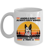 Australian Cattle Dogs Lover Coffee Mug Ceramic Angel Sometimes Have Paw Dog Mug - £13.41 GBP+