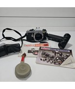 Pentax ME Super SLR 35mm Camera Body And Winder Comes With Manuals And B... - $45.49