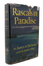 James A. Michener Grove Day Rascals In Paradise 1st Edition 1st Printing - £48.47 GBP