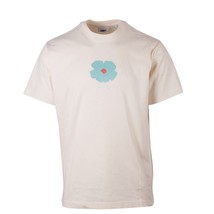 OBEY Men&#39;s Sago Cream Elijah Flower S/S T-Shirt - $12.65
