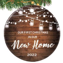 Our First Christmas In New Home Ornament 2022, New Home Christmas Ornament | Chr - £15.95 GBP
