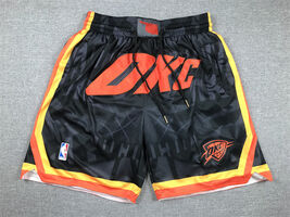 Oklahoma City Thunder Black City Edition Classic Mesh Pockets Shorts - $31.20