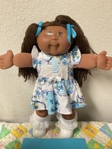 Vintage Cabbage Patch Kid Girl African American Play Along-PA-2 Brown Ha... - £195.56 GBP
