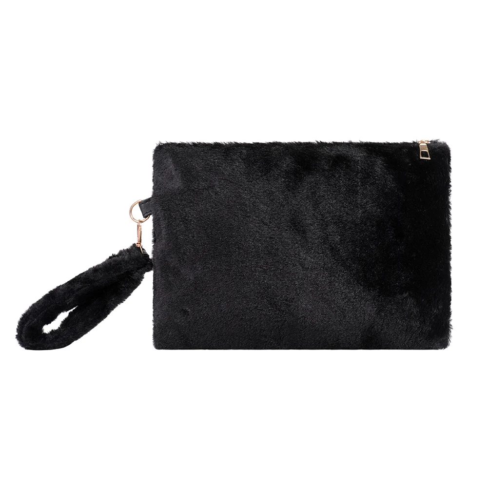 Fashion Women Envelope Bag Creative Plush Envelope Bag Pouch Autumn Winter Casua - £118.50 GBP