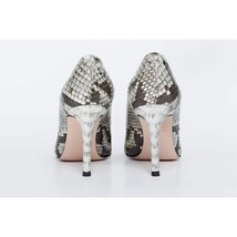 The Queen Natural Pythn Leather Pump Women Shoe image 3