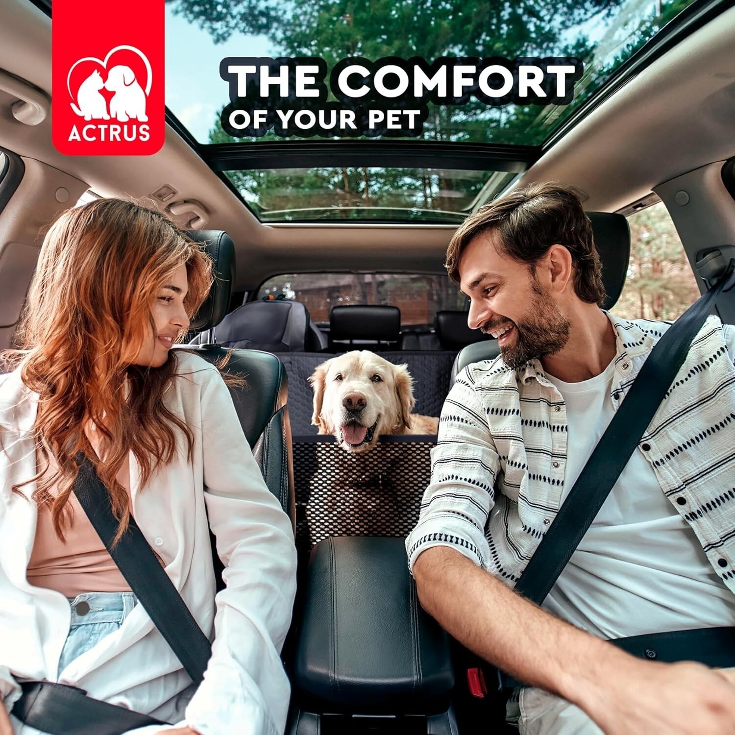 Actrus Back Seat Extender Waterproof Dog Seat Cover Back Seat for Car Truck SUV Item image 3