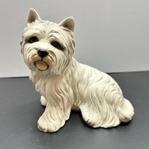 Vintage Ceramic West Highland Westie White Terrier Dog Figurine M. Takai... - £11.43 GBP