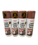 (4) Red By Kiss Lace Tinting Spray 5x Quick Dry Medium Dark Brown 3 oz - $29.99