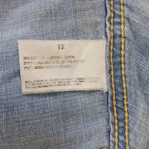 Gloria Vanderbilt Skort Women's Size 12 Blue Denim Utility Pockets Mini Casual image 4