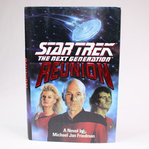 SIGNED Michael Jan Friedman Star Trek The Next Generation Reunion 1st Ed. COA HC - $27.89