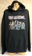 ROBLOX Black Adult Extra Large Jerzees NUBLEND Hoodie Sweatshirt - $15.50