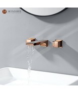 Mondawe Luxury 8&quot; Widespread Wall Mounted Bathroom Faucet  Double Handle... - £69.54 GBP