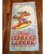 Vintage 90s Y2K Disney World Typhoon Lagoon Lagoona Gator Surfing Beach ... - $35.63