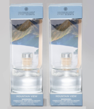 2x Home Scents by Chesapeake Bay Candle Reed Diffuser -Mountain View- NEW - £28.75 GBP