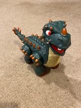 Fisher Price Imaginext Spike Jr Ultra Dinosaur Green Walks Roars Mattel ... - $9.49