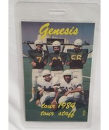 GENESIS PHIL COLLINS ORIGINAL VINTAGE 1984 CONCERT TOUR LAMINATE BACKSTA... - €17,11 EUR